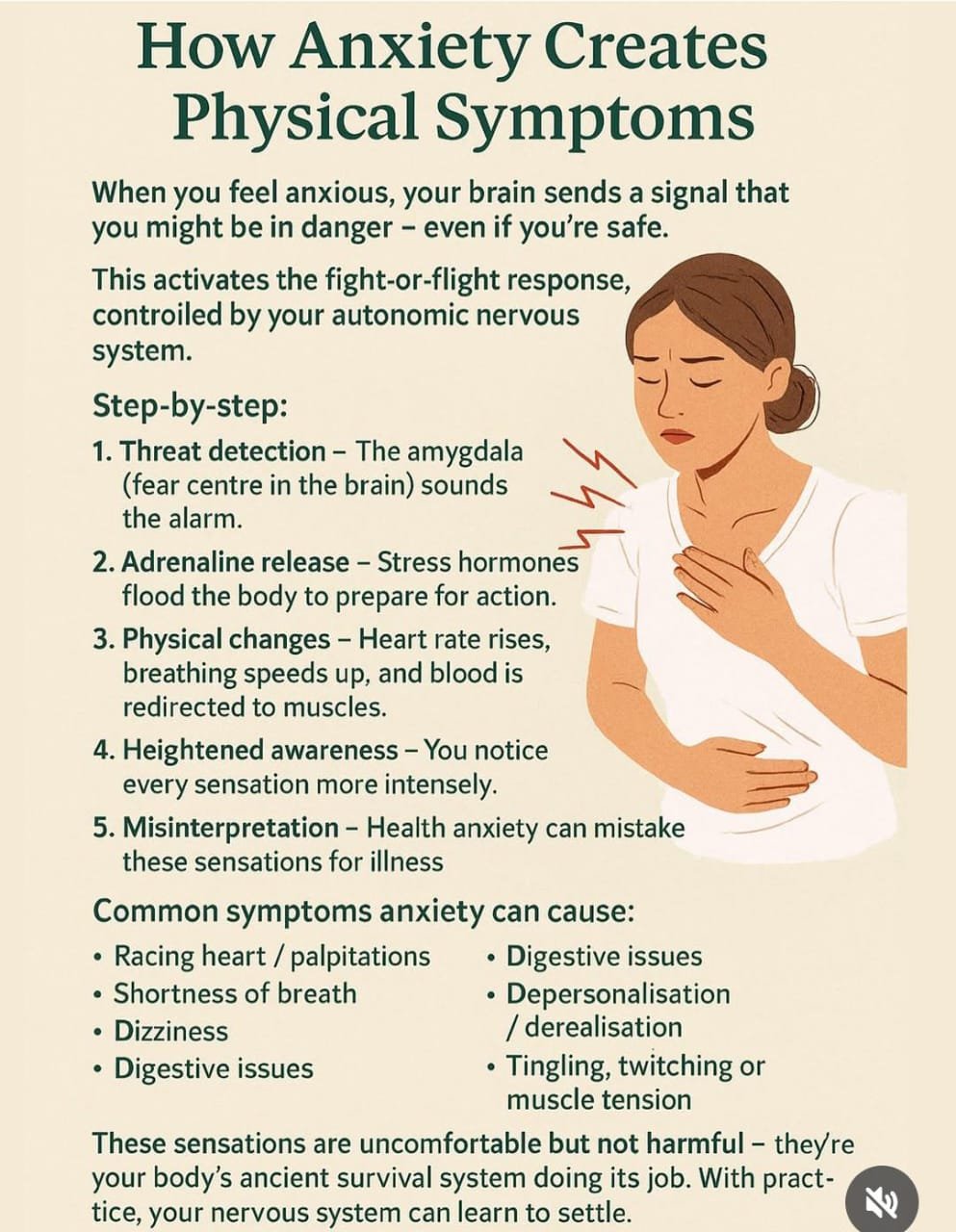 How Anxiety Creates Physical Symptoms