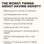 THE WORST THINGS ABOUT HAVING ANXIETY